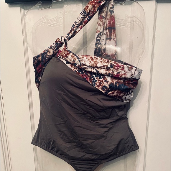 Anne Cole signature one shoulder swim suit new - no tags size 8 - Picture 4 of 4